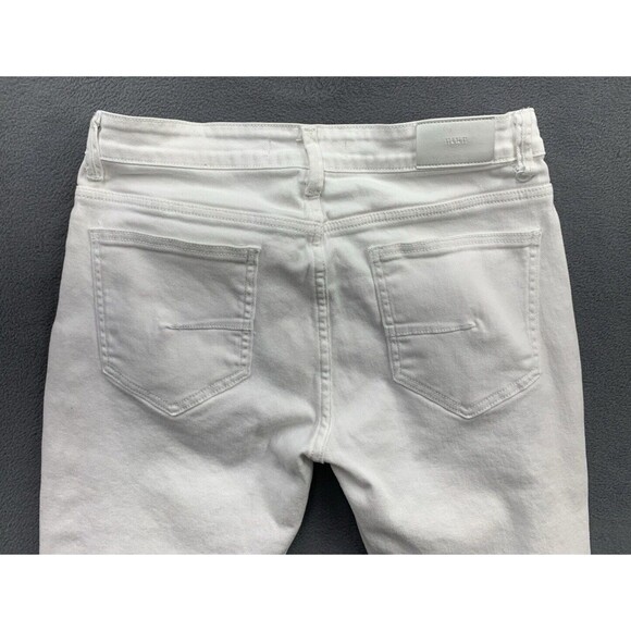 KDNK 11 4 14 11 Denim Jeans Men's Size 32X32 White Orange Reflective Stripes - Picture 9 of 16